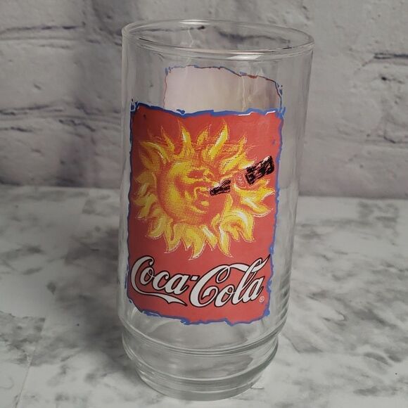 Coke Glass Cup 1995 - Picture 1 of 8